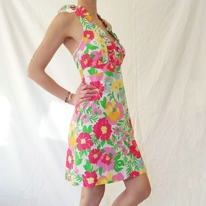 Lilly Pulitzer Ants On Parade floral halter dress